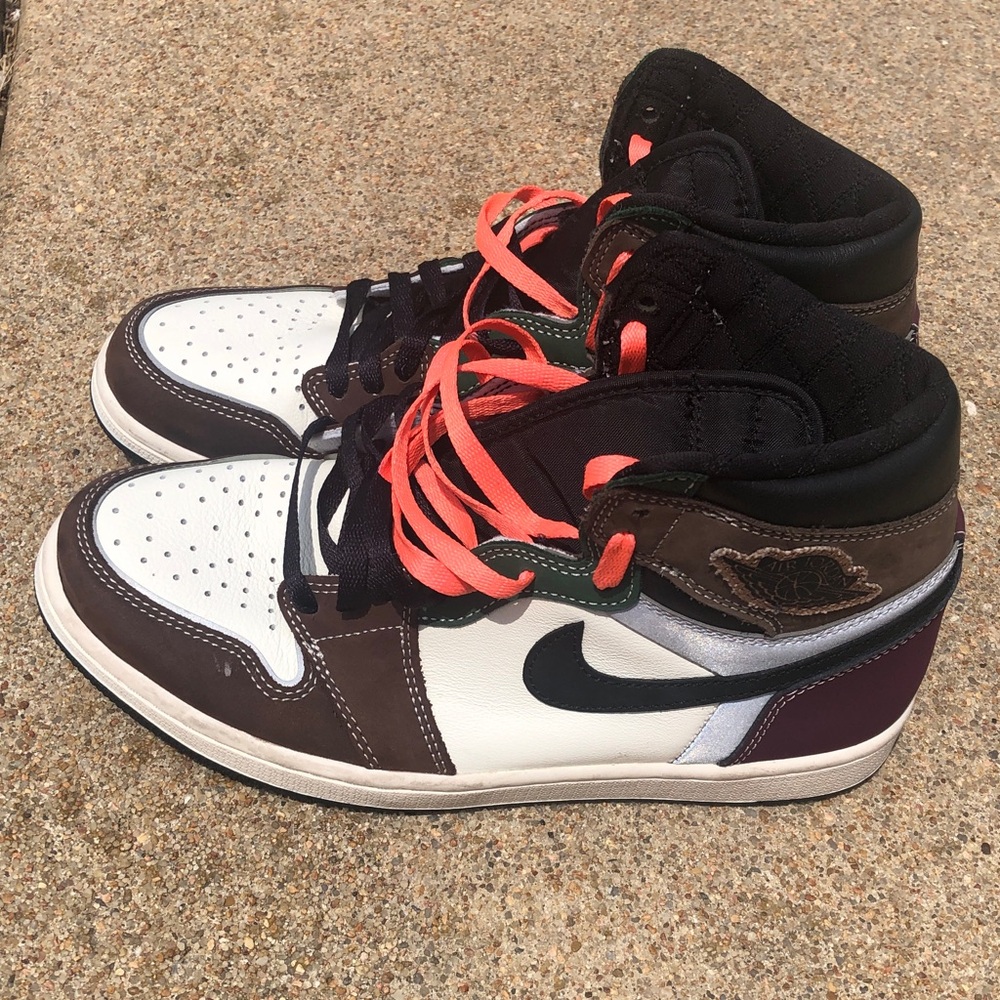 Nike Men’s High-Top Athletic Shoes in White, Black, Brown, Maroon and Coral